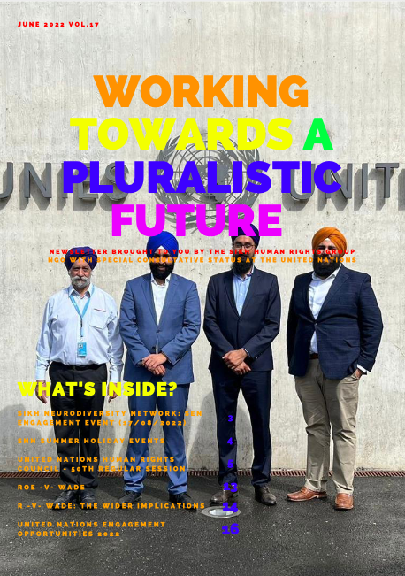 WORKING TOWARDS A PLURALISTIC FUTURE