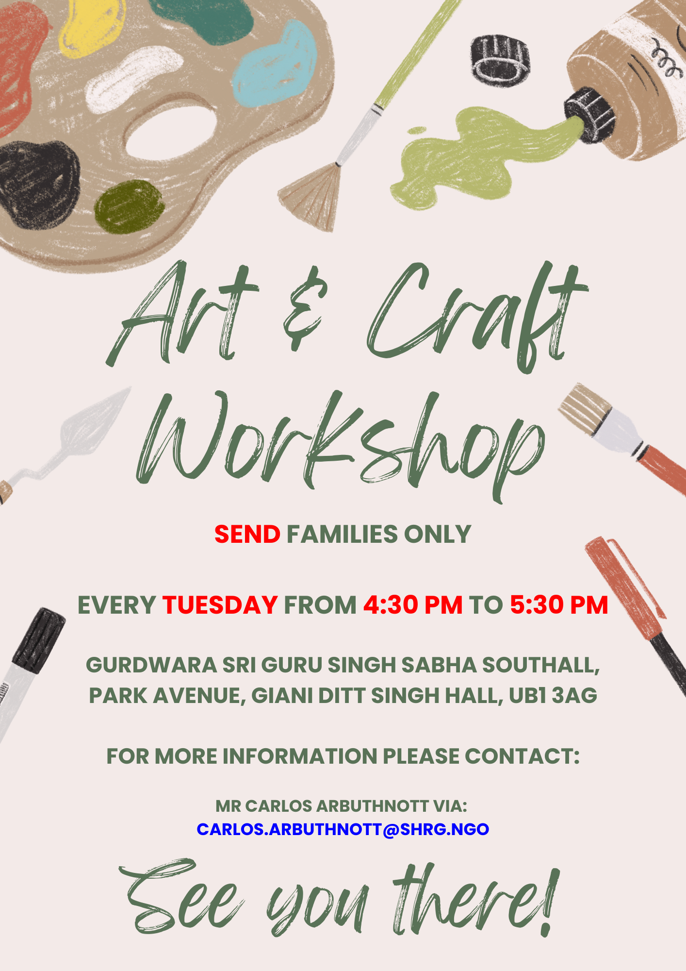 Art & crafts workshop